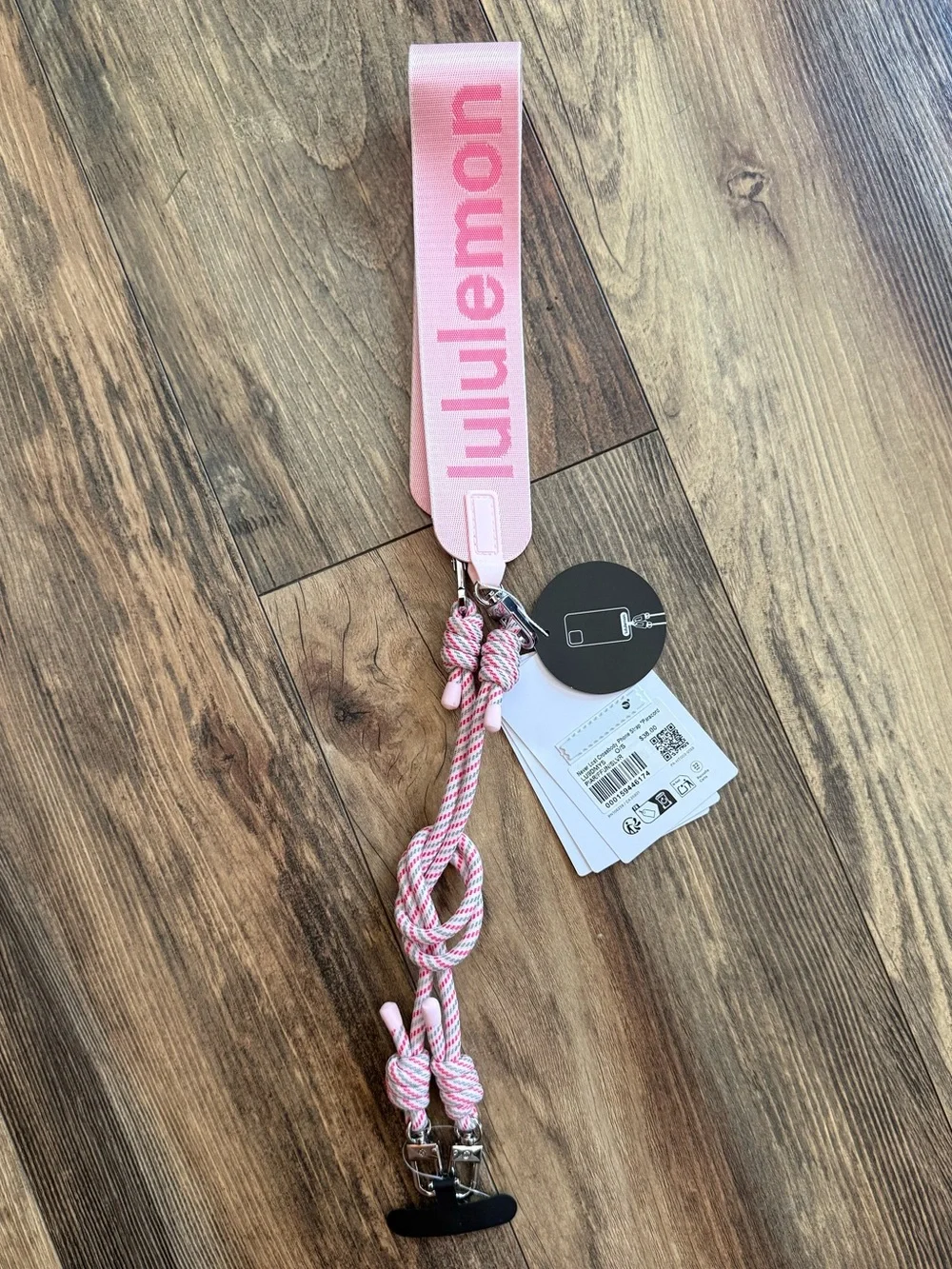 Never Lost Crossbody Phone Strap •Paracord Pink